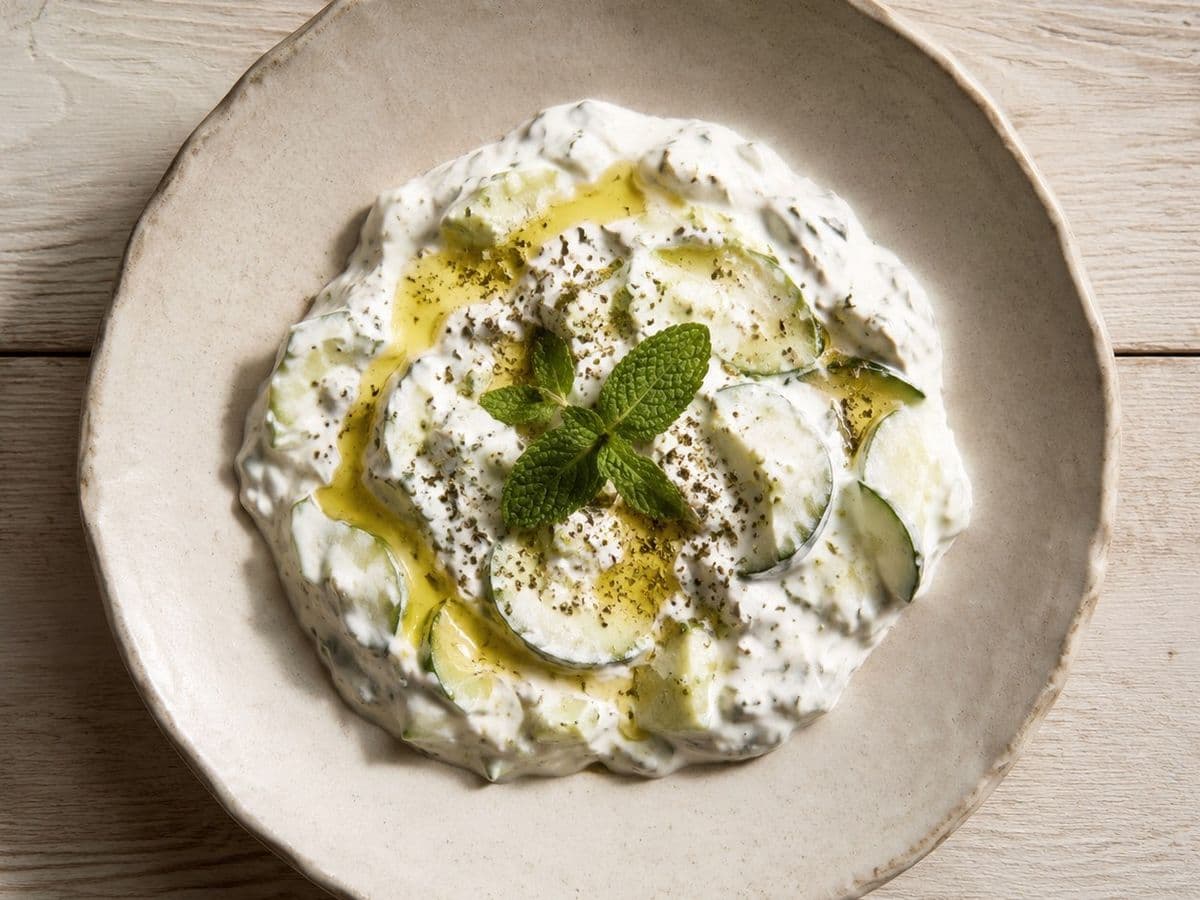 Talattouri, plated as one serving.