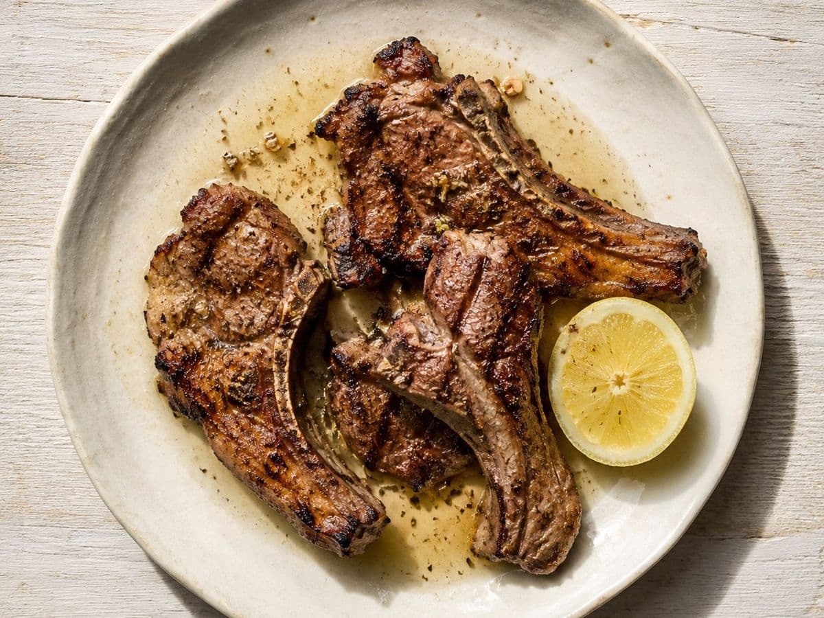 Paidakia, plated as one serving.