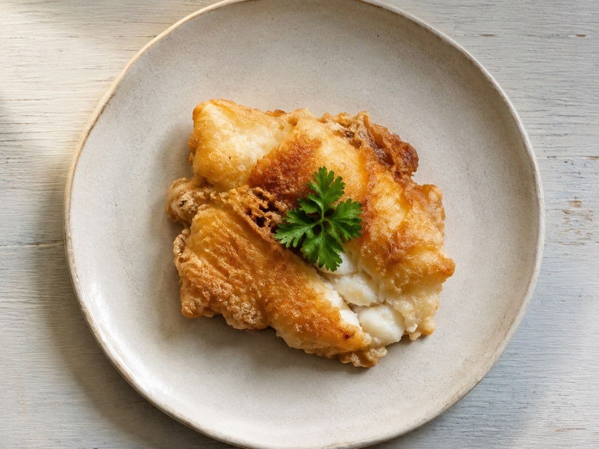 Backfisch, plated as one serving.
