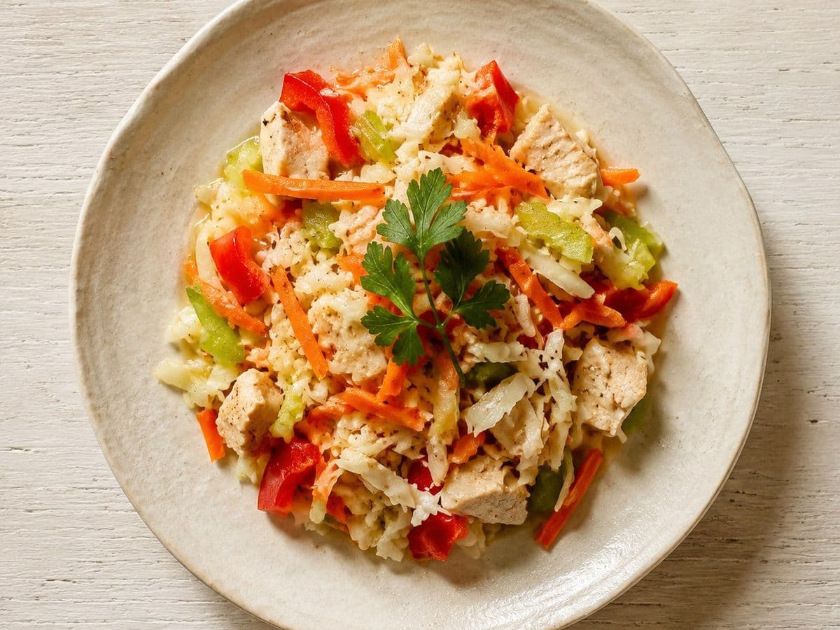 Politiki Salata, plated as one serving.
