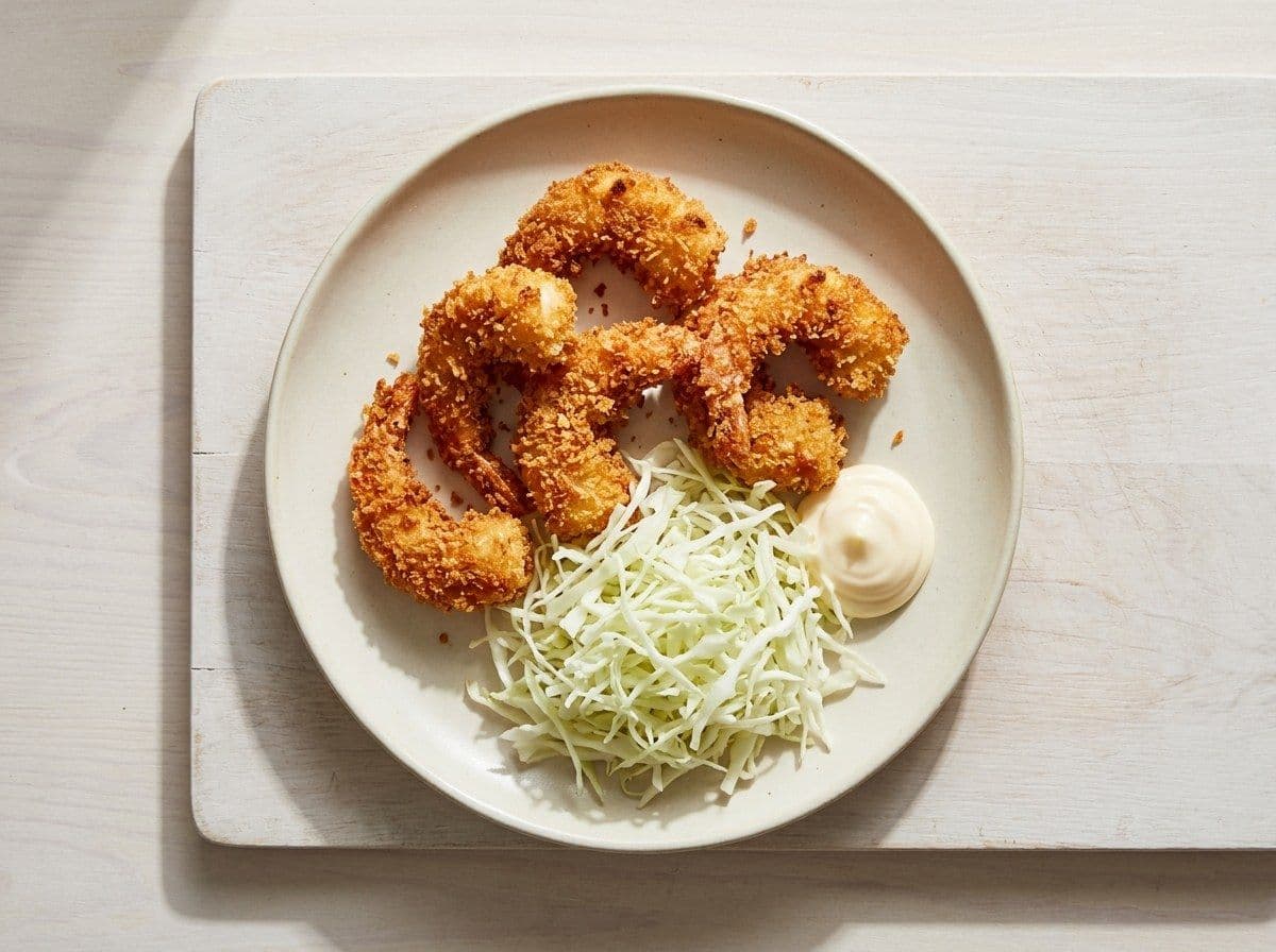 Ebi Fry, plated as one serving.