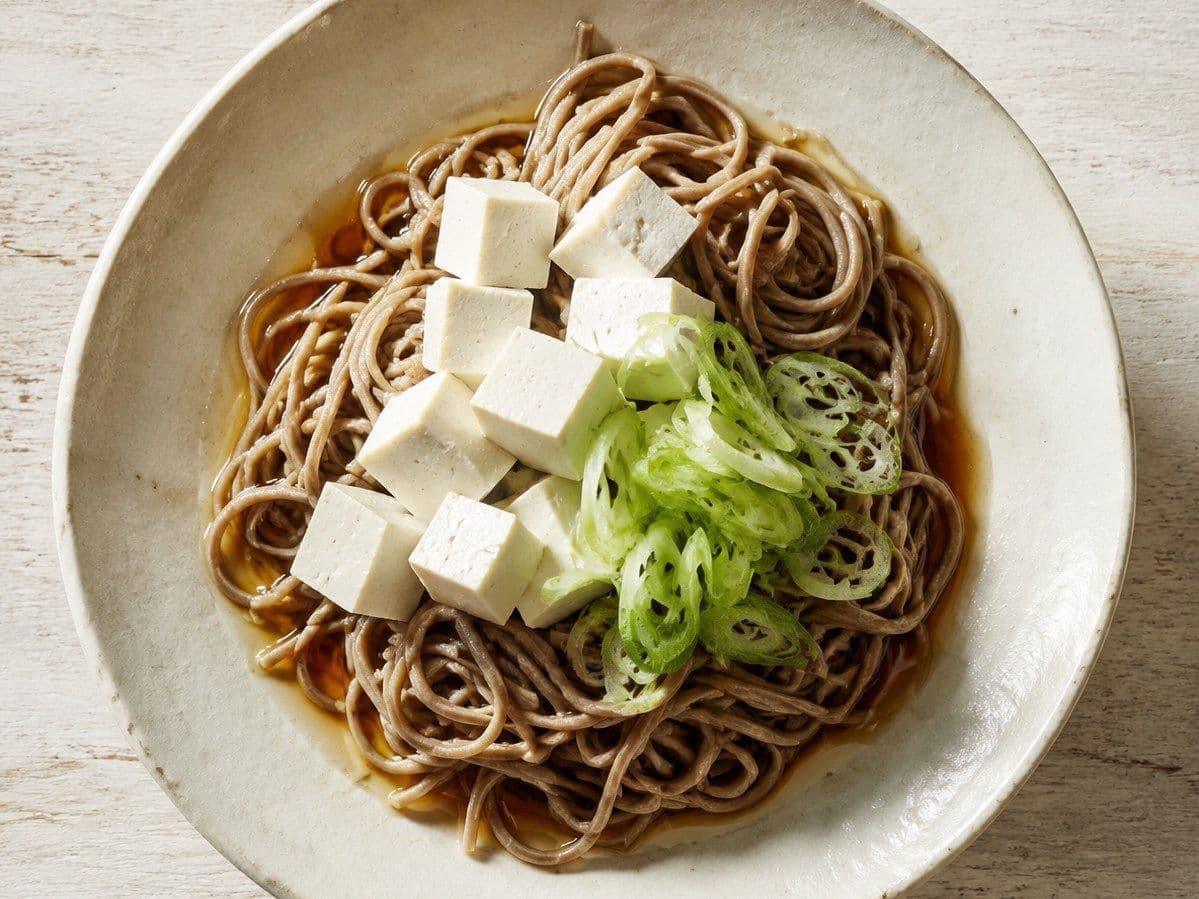 Zaru Soba, plated as one serving.