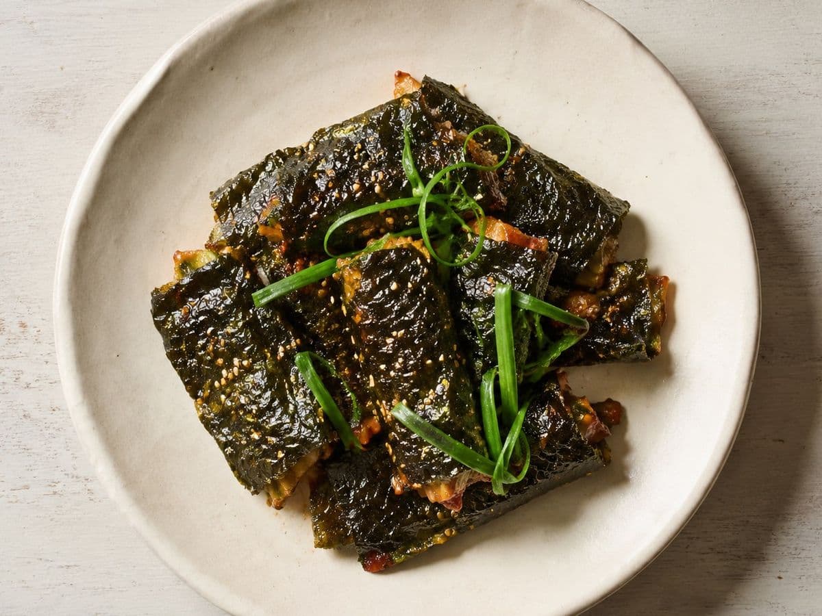 Gim Gui, plated as one serving.