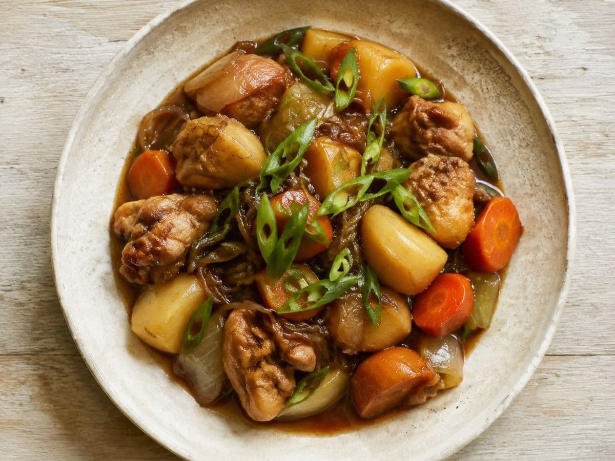 Andong Jjimdak, plated as one serving.