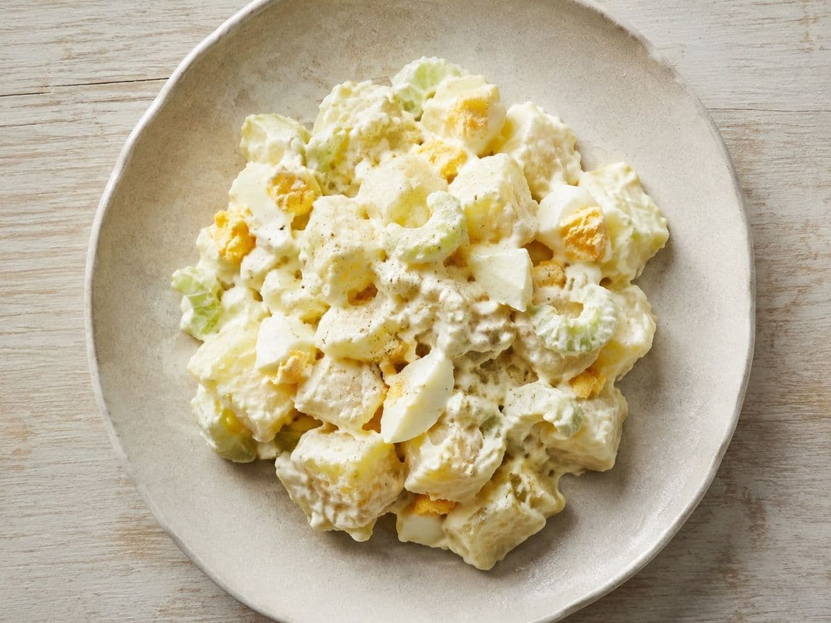 Potato Salad, plated as one serving.