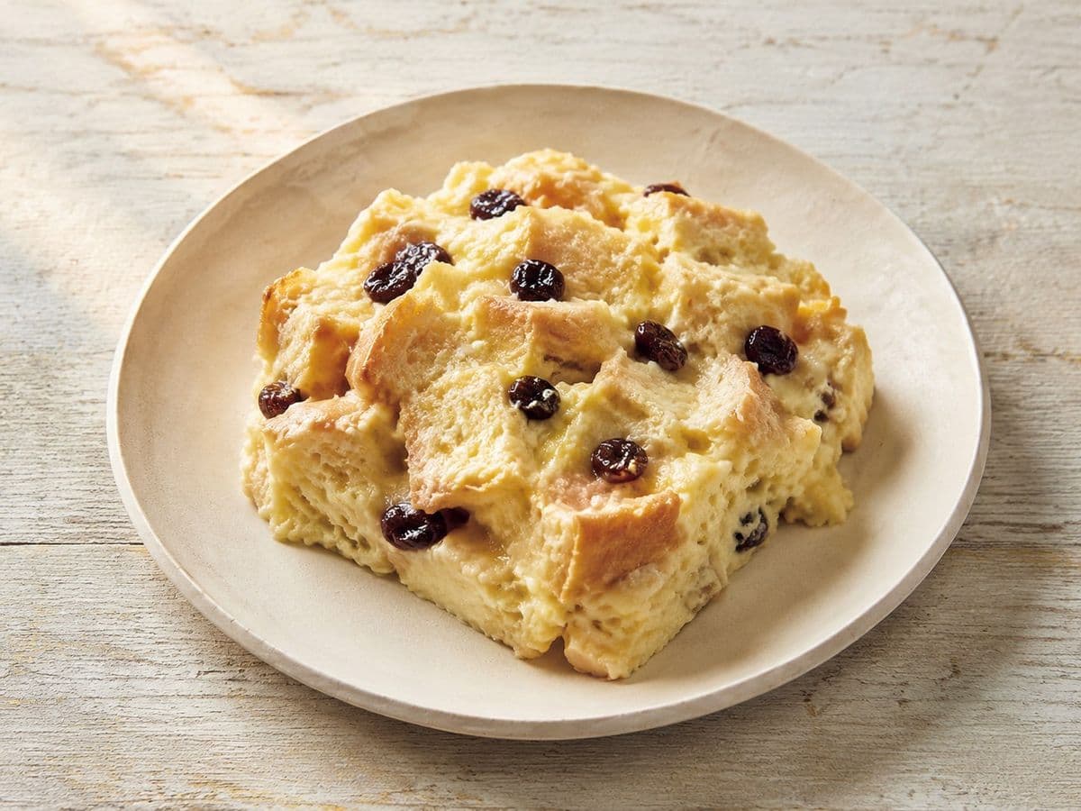 Bread Pudding, plated as one serving.