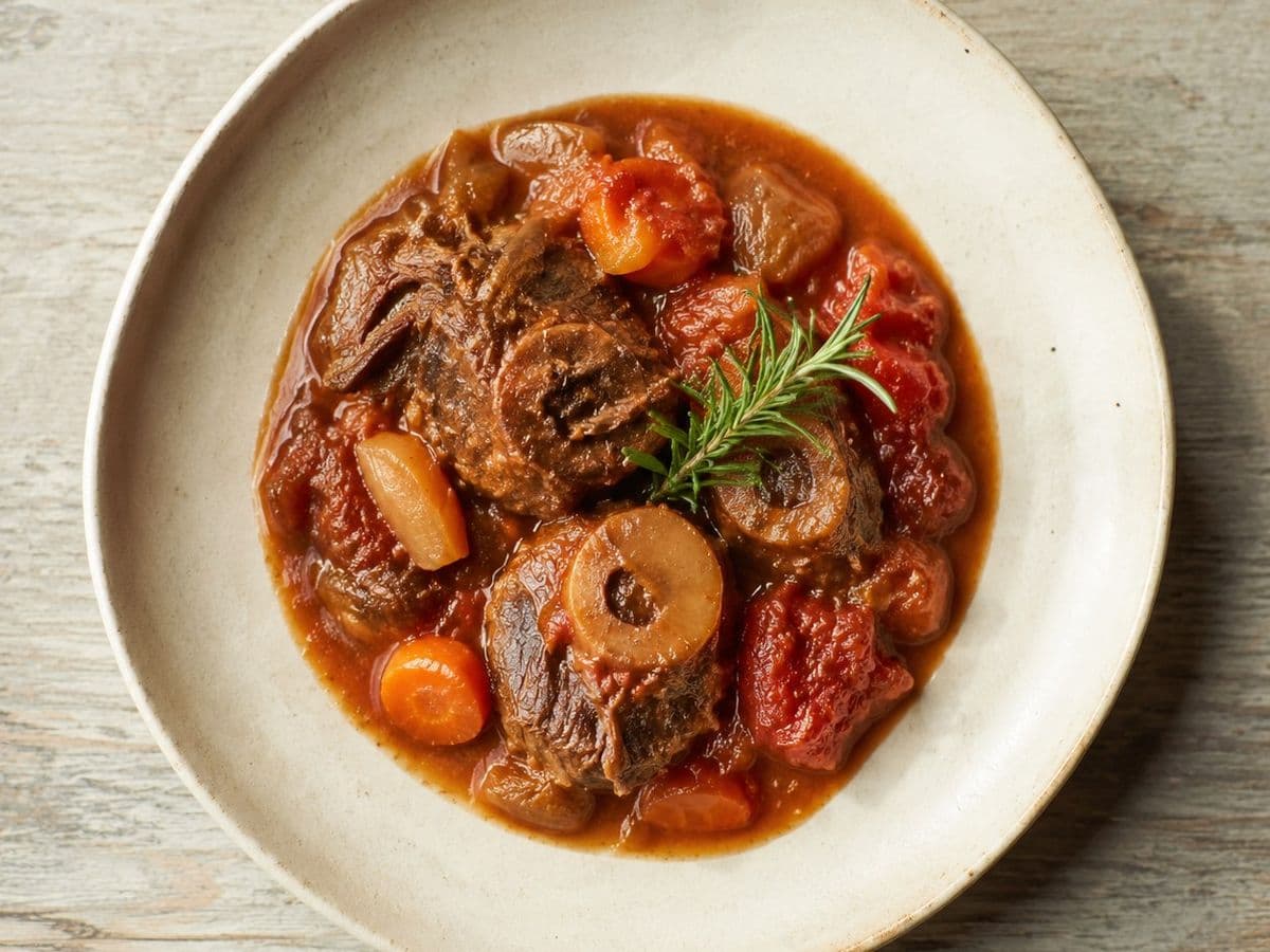 Rabo de Toro, plated as one serving.