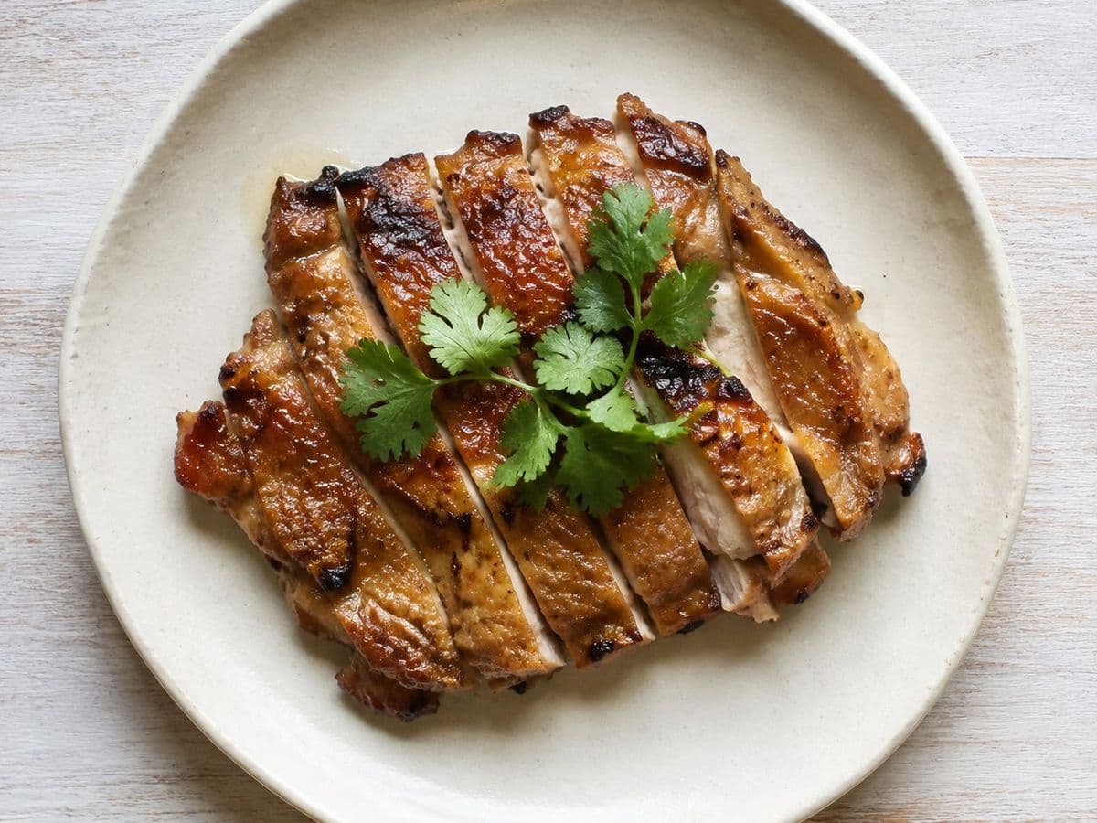Gai Yang (Grilled Chicken), plated as one serving.